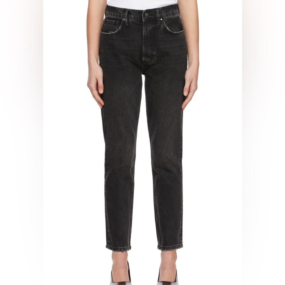 Anine Bing Black High Rise Jeans